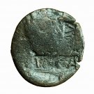 Barbarous Imitation Roman Coin Gaul Moesia AE24x26mm Two Countermark 02213