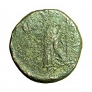 Ancient Greek Coin Panormos Sicily AE21mm Janus / Helmeted Warrior 04062