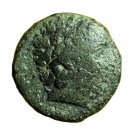 Ancient Greek Coin Antiochos II Theos Seleukid AE16mm Apollo / Tripod 00161
