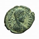 Roman Coin Theodosius I AE3 Thessalonica Bust / Emperor Dragging Captive 03862