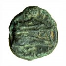 Ancient Greek Coin Knidos Caria AE11mm Apollo / Prow of Ship Rare 01043