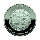 Germany Medal of Medieval Batzen 40mm Robert Schweichel Silver Plated 02129