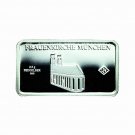 Germany Silver Ingot Bar Proof 2.5g Landmarks Munich Frauenkirche 03850