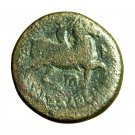 Ancient Greek Coin Macedonia King Kassander AE19mm Herakles / Horseman 04497