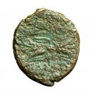 Ancient Greek Coin Agathokles Syracuse Sicily AE21mm Artemis / Thunderbolt 03955
