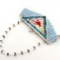 White Beaded Sequined Purse
