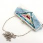 White Beaded Sequined Purse