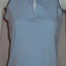 DKNY Jeans Blue V-Neck Top Sz Medium