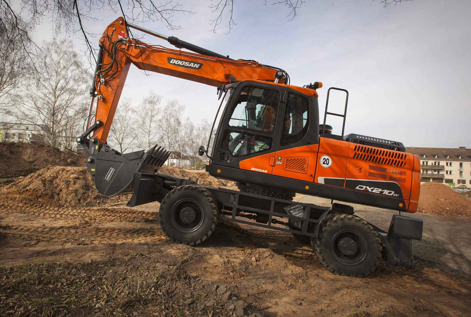 Daewoo Doosan DX210W Wheel Excavator Workshop Service Repair Manual SN: From 5001 DOWNLOAD