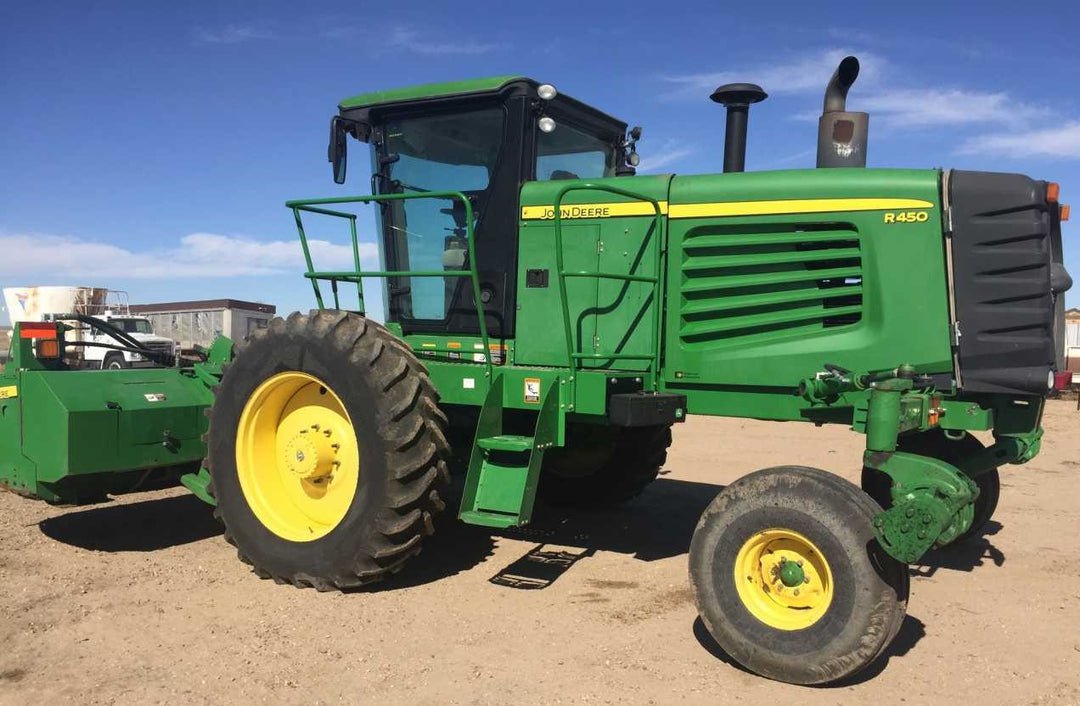TM108719 - JOHN DEERE R450 SELF-PROPELLED HAY AND FORAGE WINDROWER DIAGNOSTIC & TESTS SERVICE MANUAL