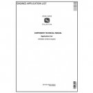CTM106819 - JOHN DEERE ENGINES APPLICATION LIST COMPONENT TECHNICAL MANUAL