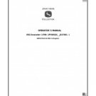 OMT337610 - JOHN DEERE 85G (FT4) EXCAVATOR OPERATOR'S MANUAL