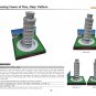 Leaning Tower of Pisa, Italy 3D Paper Model download printable PDF arts and crafts, DIY Papercraft
