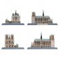 Notre-Dame de Paris, France 3D Paper Model Download Printable PDF Arts and Crafts, Fun Kids Adults