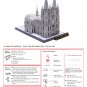 Germany Cologne Cathedral 3D Paper Model Download Printable PDF Arts and Crafts, Fun Kids Adults