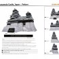 Kumamoto Castle, Japan 3D Paper Model Download Printable PDF Arts and Crafts, DIY 3D Papercraft