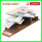 EXPO 2020, Opportunity Pavilion 3D Paper Model Download Printable PDF Arts and Crafts, DIY 3D