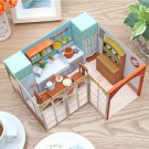 Interior House / Kitchen Paper Model, DIY paper craft kit Paper Toy, Fun for Kids, Download PDF