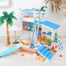 Miniature world - Summer vacation, 3d Paper Model, Paper Craft kit Paper Toy, Instant Download PDF