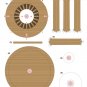 Leonardo da Vinci (Helicopter) 3D Paper Model, Paper Plane Antique, kids adults fun, Instant Down