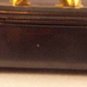 Penguin Penquin Rare Art Deco Retro Pewter Wood Box
