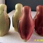 2 Pr Old MIJ Pink & White Penguin Salt & Pepper Shakers