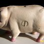 ADORABLE OLD PINK PIG PIGGY BANK A CAST IRON MONEY BOX
