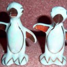 HLC HARLEQUIN PENGUIN Maverick Shakers Blue Lusterware