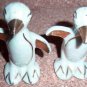 HLC HARLEQUIN PENGUIN Maverick Shakers Blue Lusterware