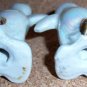HLC HARLEQUIN PENGUIN Maverick Shakers Blue Lusterware