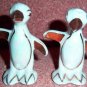 HLC HARLEQUIN PENGUIN Maverick Shakers Blue Lusterware