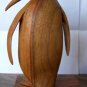 Bookends Book Ends Penguin Penquin Carved Teak Vintage
