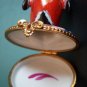 Limoges Sinclair LE Penguin Santa Trinket Box Old Mint Num 24