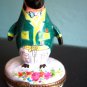 Limoges Penguin Dressed Up Trinket Box Old Mint Signed