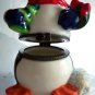 Penguin Santa Large Trinket Box Hat Scarf Tree Igloo