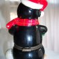 Penguin Santa Large Trinket Box Hat Scarf Tree Igloo