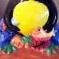Folk Art Fishing Penguin Penquin Bookends Book Ends Vintage