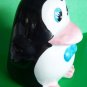 Penguin Ceramic Bank Moneybox Baby Gift Vintage New