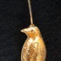 Diamonds Ruby 14K Yello Gold Diamond Penguin Brooch Pin