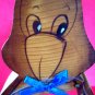 Penguin Penquin Wood Acrylic Bank Money Box Hand Made