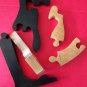 Penguin Penquin Hand-cut Wood Puzzle Natural Black Pnt