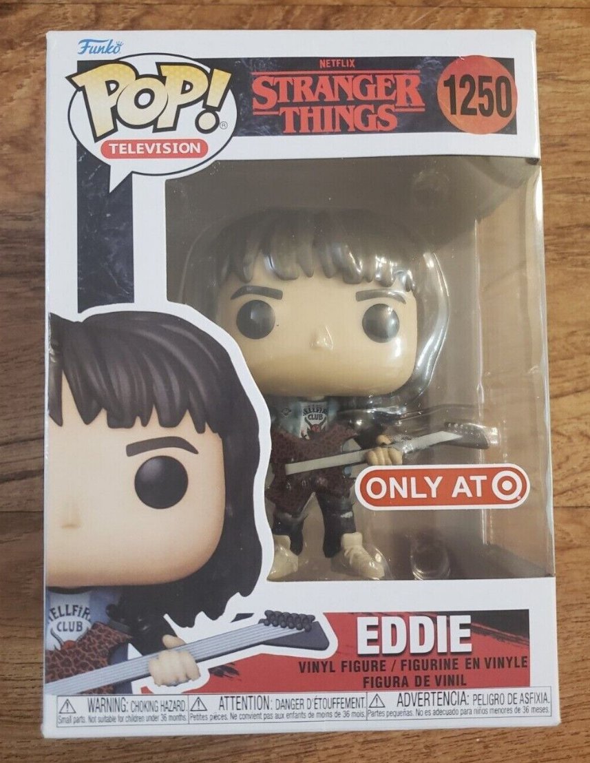 Funko Pop! Television: Stranger Things 1250#Eddie Exclusive Vinyl ...