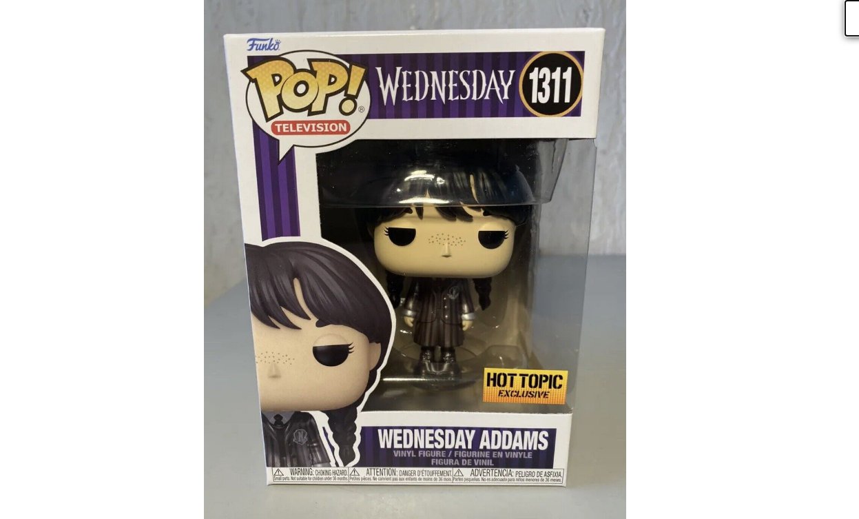 Hot Topic Exclusive Wednesday Adams Funko Pop Television 1311