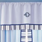 Pottery Barn Kids Pair of Chase Panels Curtains Blue Window Treatment 44 x 96