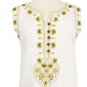 Soft Surroundings Sandwashed Tunic Tops Shirt Misses White L 14 16