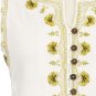 Soft Surroundings Sandwashed Tunic Tops Shirt Misses White S 6 8