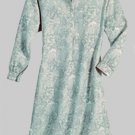 Soft Surroundings Florentine Flannel Nightshirt Sleepwear Misses S 6 8