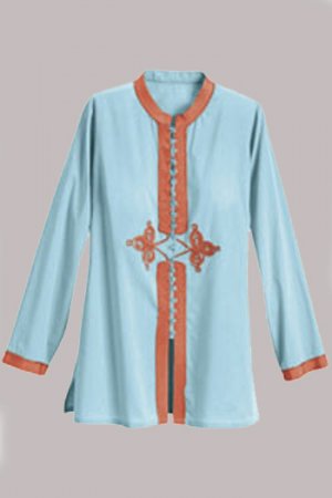 Soft Surroundings Sunset Tunic Tops Shirt Misses S 6 8