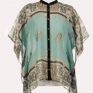 Soft Surroundings Silk Tops Shirt  Misses S M 4 6 8 10 12