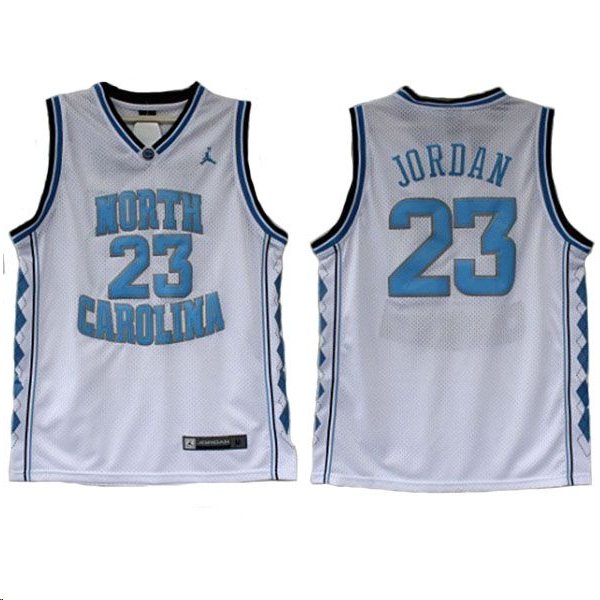 Men's Michael Jordan north carolina unc jersey blue / black / white